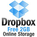 Dropbox Free 2GB online storage